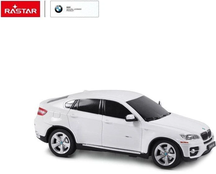 RASTAR BMW X6 1:24 baltas nuotoliniu būdu valdomas automobilis