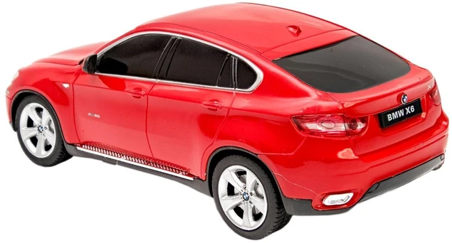 RASTAR BMW X6 nuotoliniu būdu valdomas automobilis, 1:24, 31700, raudonas