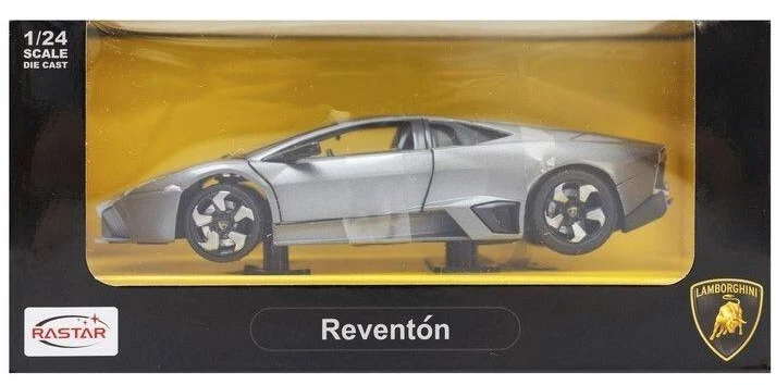 RASTAR Lamborghini Reventon 1:24 sidabrinis metalinis automobilio modelis