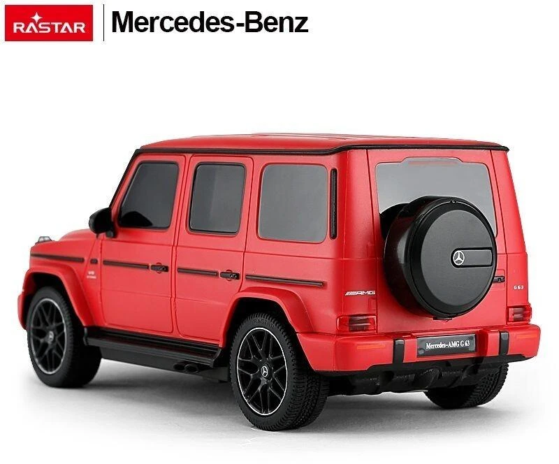 RASTAR Mercedes-Benz G63 R/C 1:24 mastelio raudonas nuotoliniu būdu valdomas automobilis, 95800