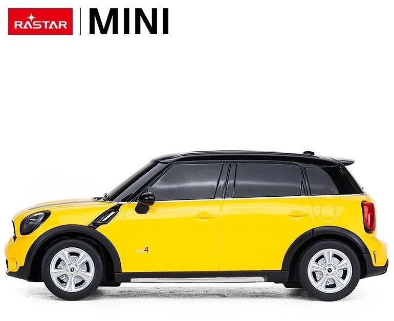 RASTAR Mini Cooper S Countryman 1:24 geltonas nuotoliniu būdu valdomas automobilis 71700
