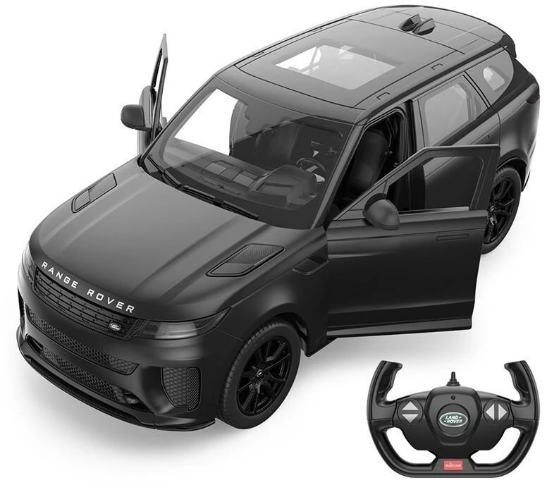 RASTAR Range Rover Sport SV 1:14 nuotoliniu būdu valdomas juodas automobilis, 10260