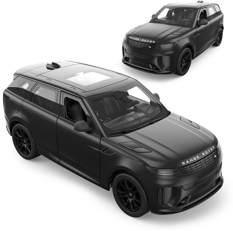 RASTAR Range Rover Sport SV 1:14 nuotoliniu būdu valdomas juodas automobilis, 10260