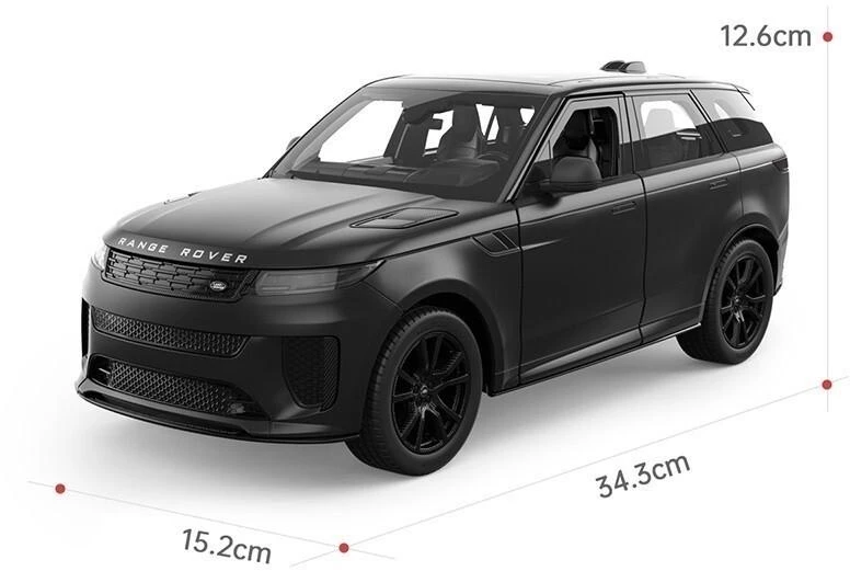 RASTAR Range Rover Sport SV 1:14 nuotoliniu būdu valdomas juodas automobilis, 10260