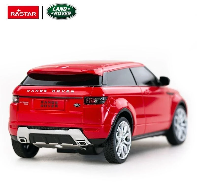 Raudonas nuotoliniu būdu valdomas automobilis Rastar Range Rover Evoque R/C, 1:24, 46900