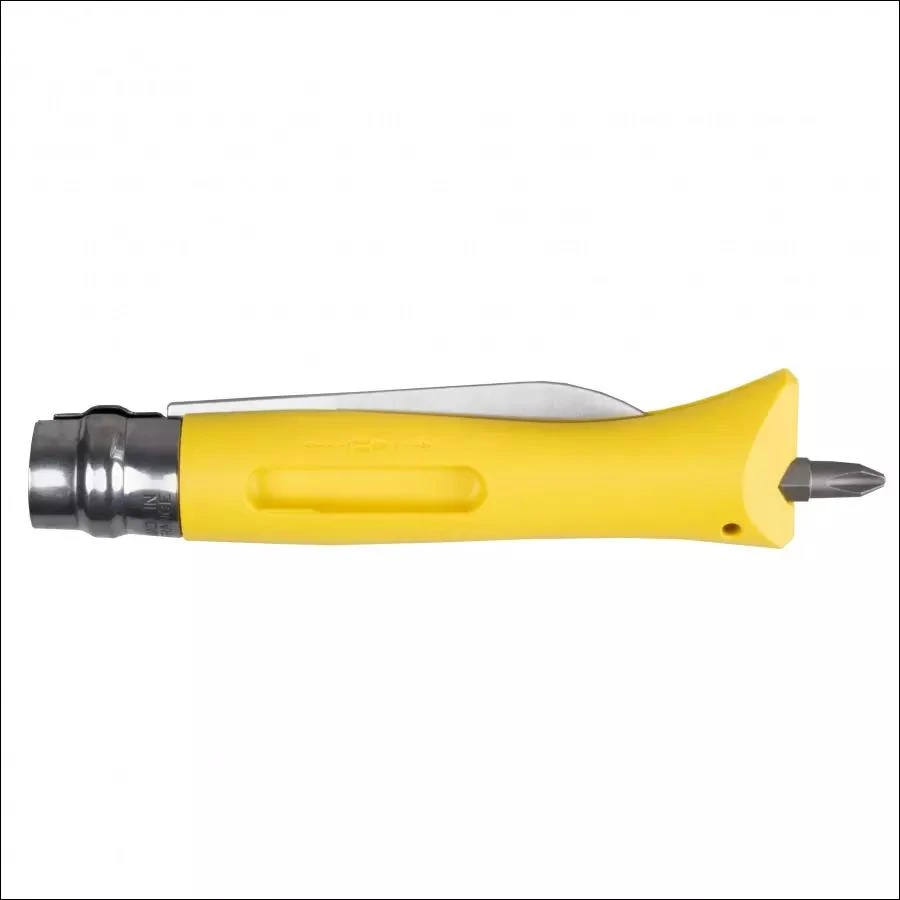 Nóż Opinel DIY geltonos spalvos 002138
