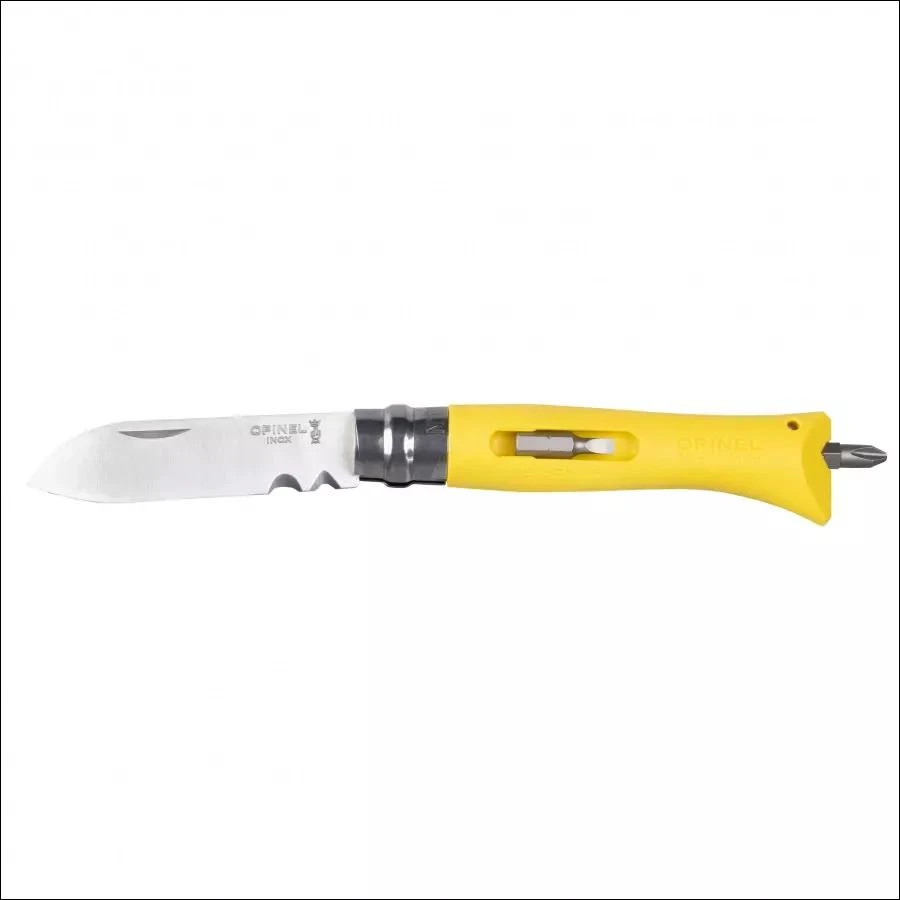 Nóż Opinel DIY geltonos spalvos 002138