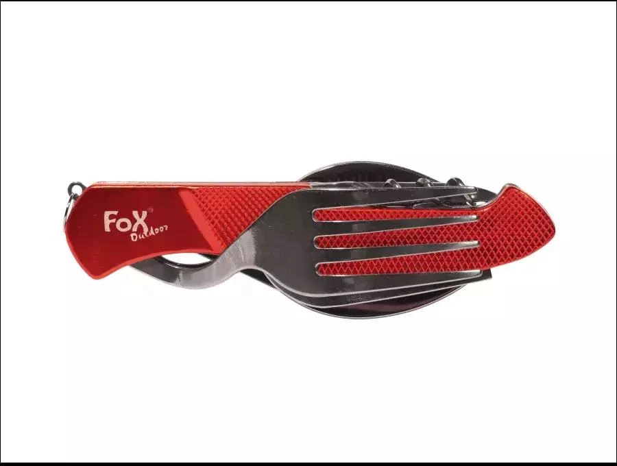Fox Outdoor Kišeninis peilis-stalo įrankiai FoxOutdoor 6in1