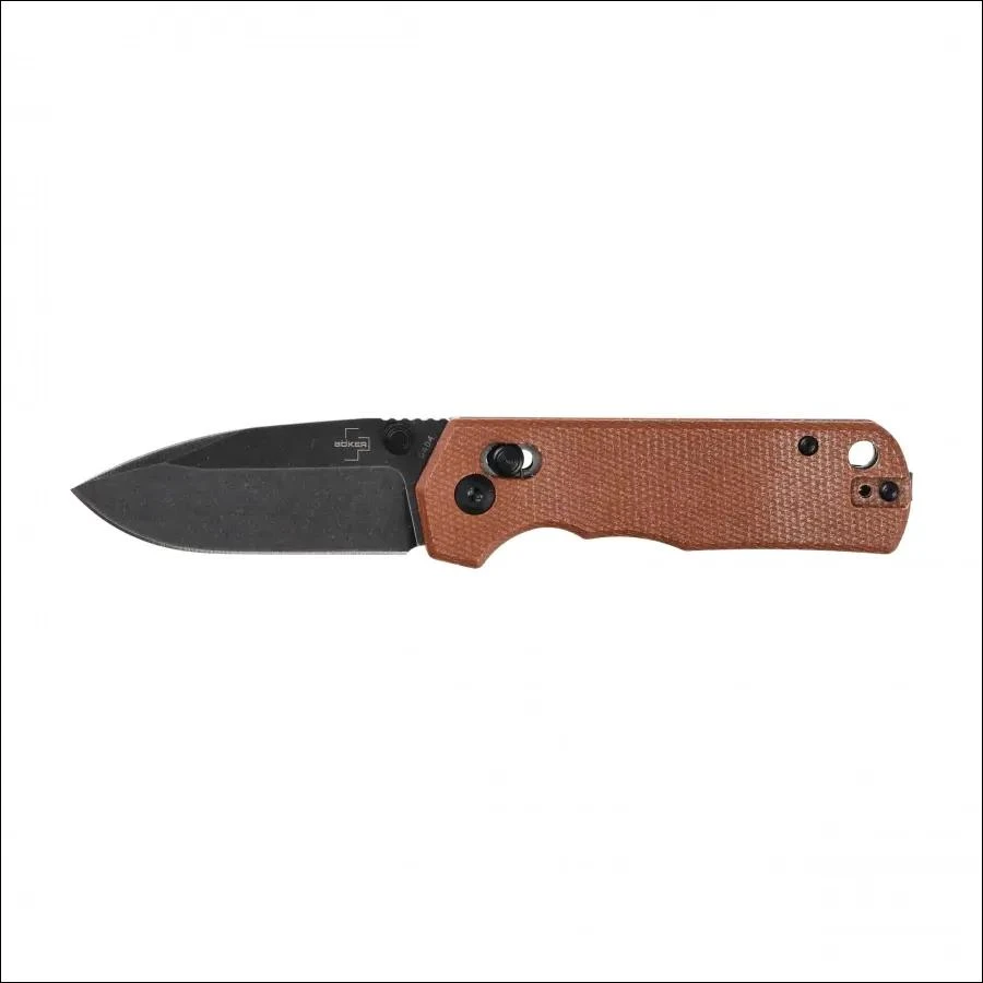 BKE Böker Plus Rockstub Brown Micarta 2.0 peilis 14C28N