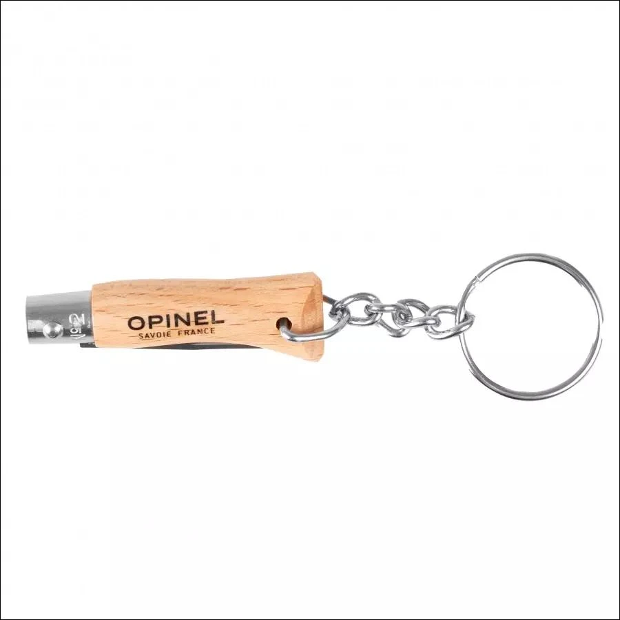 Kišeninis peilis Opinel Nr.2 Buko rankena su pakabuku raktams