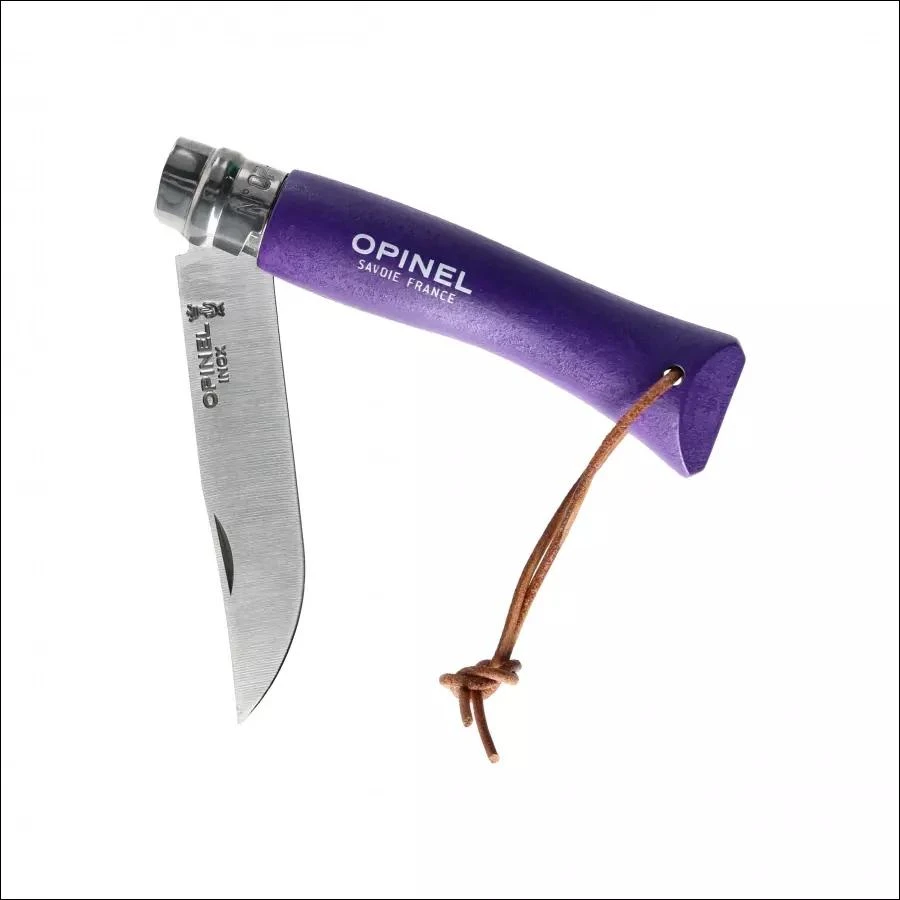 Opinel Trekking Nr 7 nerūdijančio plieno peilis, violetinis