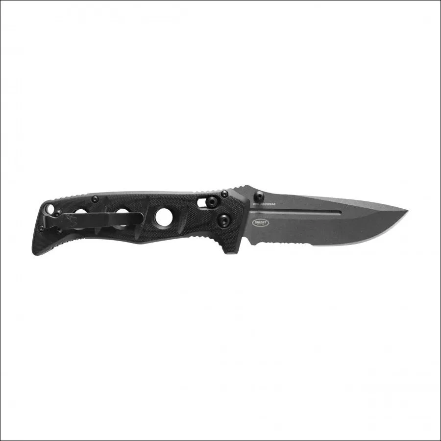 Sulankstomas peilis Benchmade 275SGY-1 Adamas Combo, pilkas