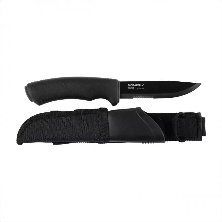 Taktinis peilis Morakniv Tactical SRT, nerūdijantis plienas, juodas