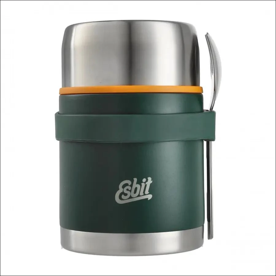 Esbit termosas maistui su stalo įrankių rinkiniu 0,75L Forest Žalias