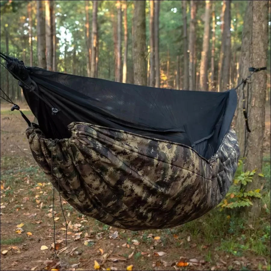 TigerWood Underquilt Marra 4.0 200 cm hamako podpinka, kamufliažinė