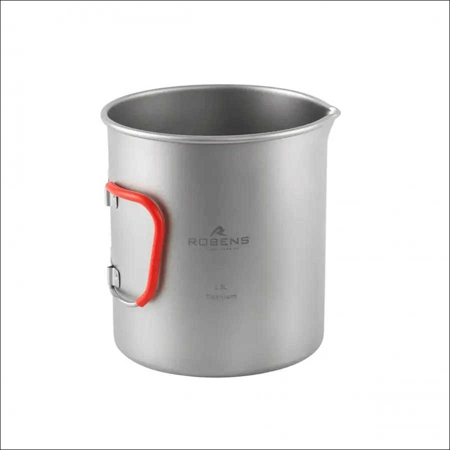 Titaninis puodas Robens Forge Duo Pot Ultralight 1,3 l – sidabrinis