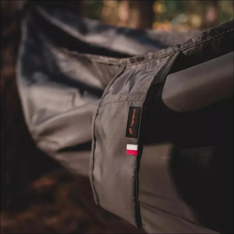 Turistinis hamakas TigerWood Ważka V1 Long, juodas