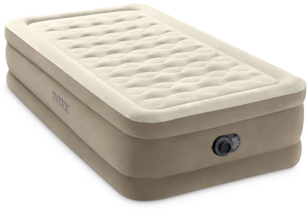 Pripučiamas čiužinys 191x99x46 cm su integruota elektrine pompa INTEX 64426ND