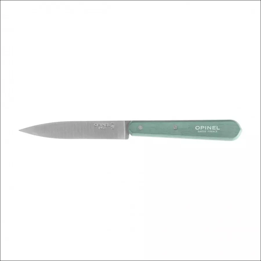 Opinel 112 Paring Knife light žalias.