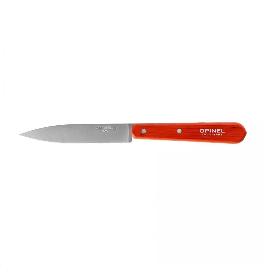 Opinel 112 skutimo peilis, oranžinis virtuvinis peilis