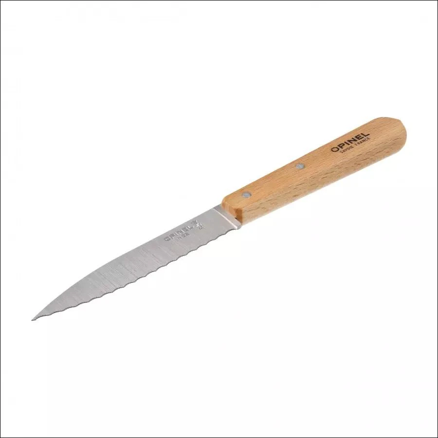 Virtuvinis peilis Opinel Serrated Nr.113 buko rankena