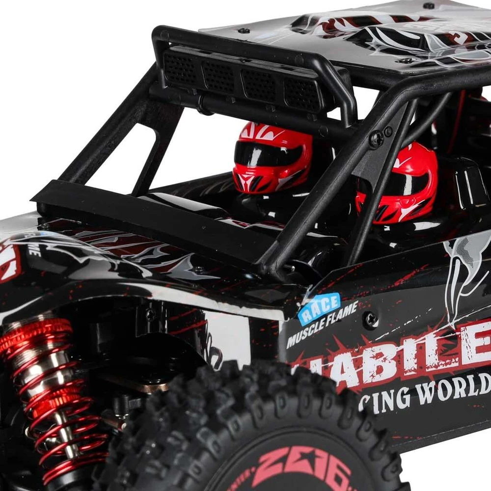 WLToys 124016 1:12 4WD bešepetėlinis RC visureigis, 75 km/val., RTR
