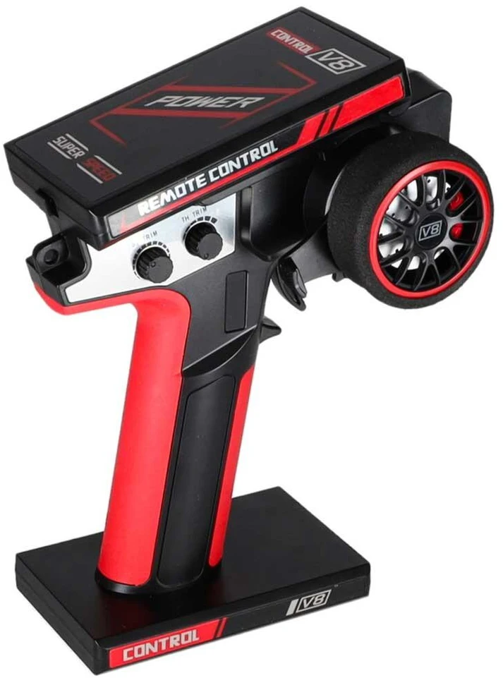 WLToys 184008 1:18 4WD bešepetėlinis RC automobilis su LED, 60 km/h, RTR