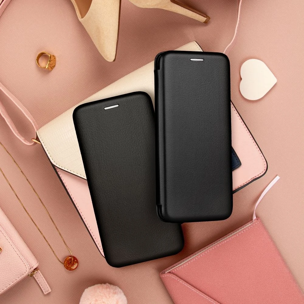 Dėklas Book Elegance Xiaomi Redmi A7 Pro 4G/5G tamsiai raudonas
