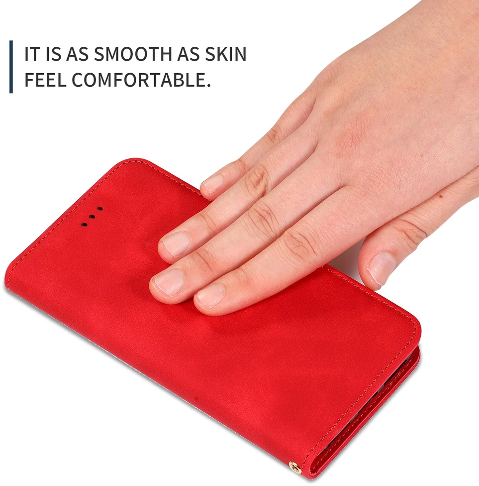 Dėklas Business Style Xiaomi Redmi A7 4G raudonas