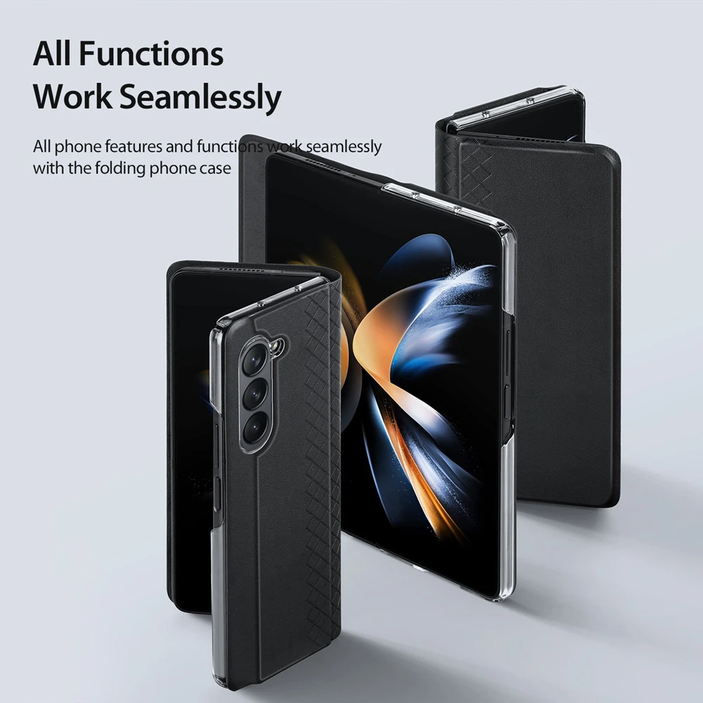Dėklas Dux Ducis Bril Samsung F946 Z Fold5 5G juodas