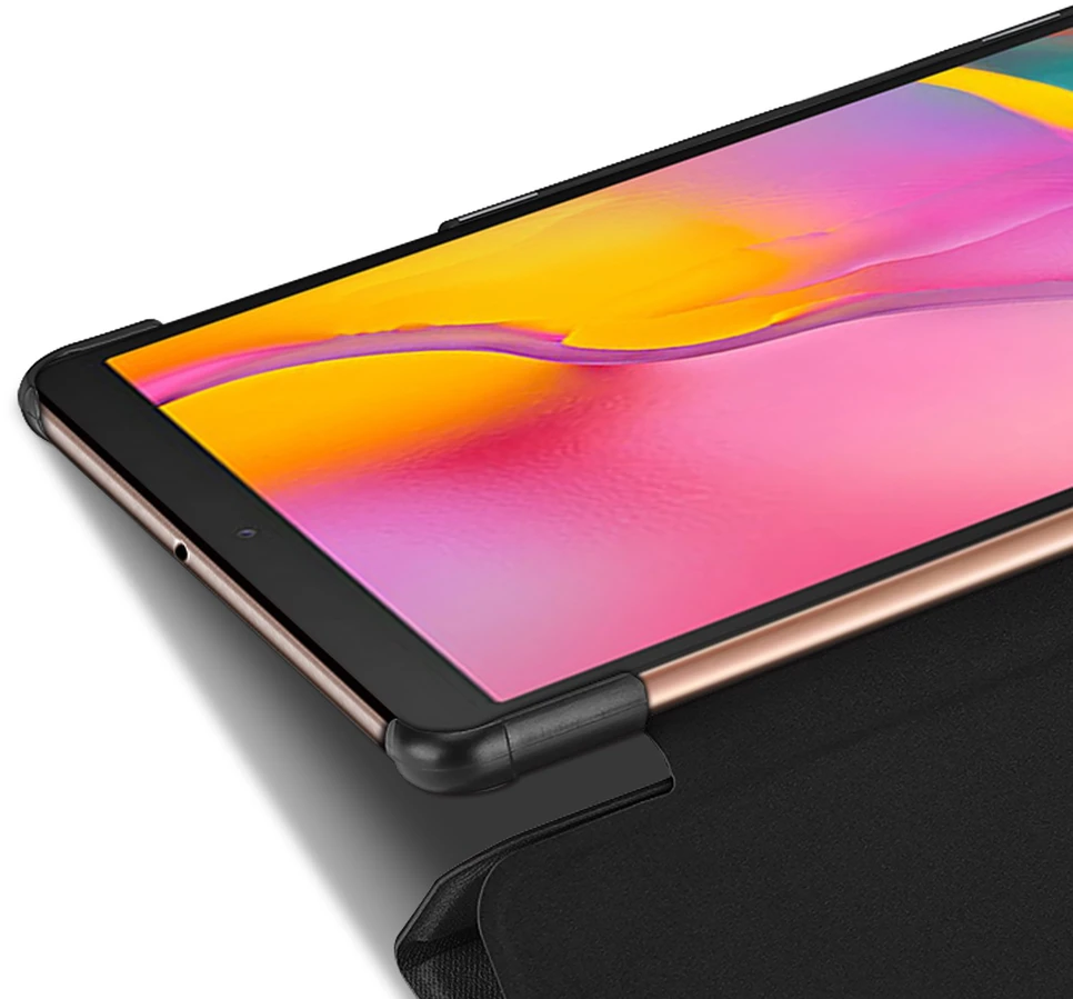 Dėklas Dux Ducis Domo Samsung X400/X406 Tab S10 Lite/X520/X526 Tab S10 FE/X510/X516 Tab S9 FE juodas