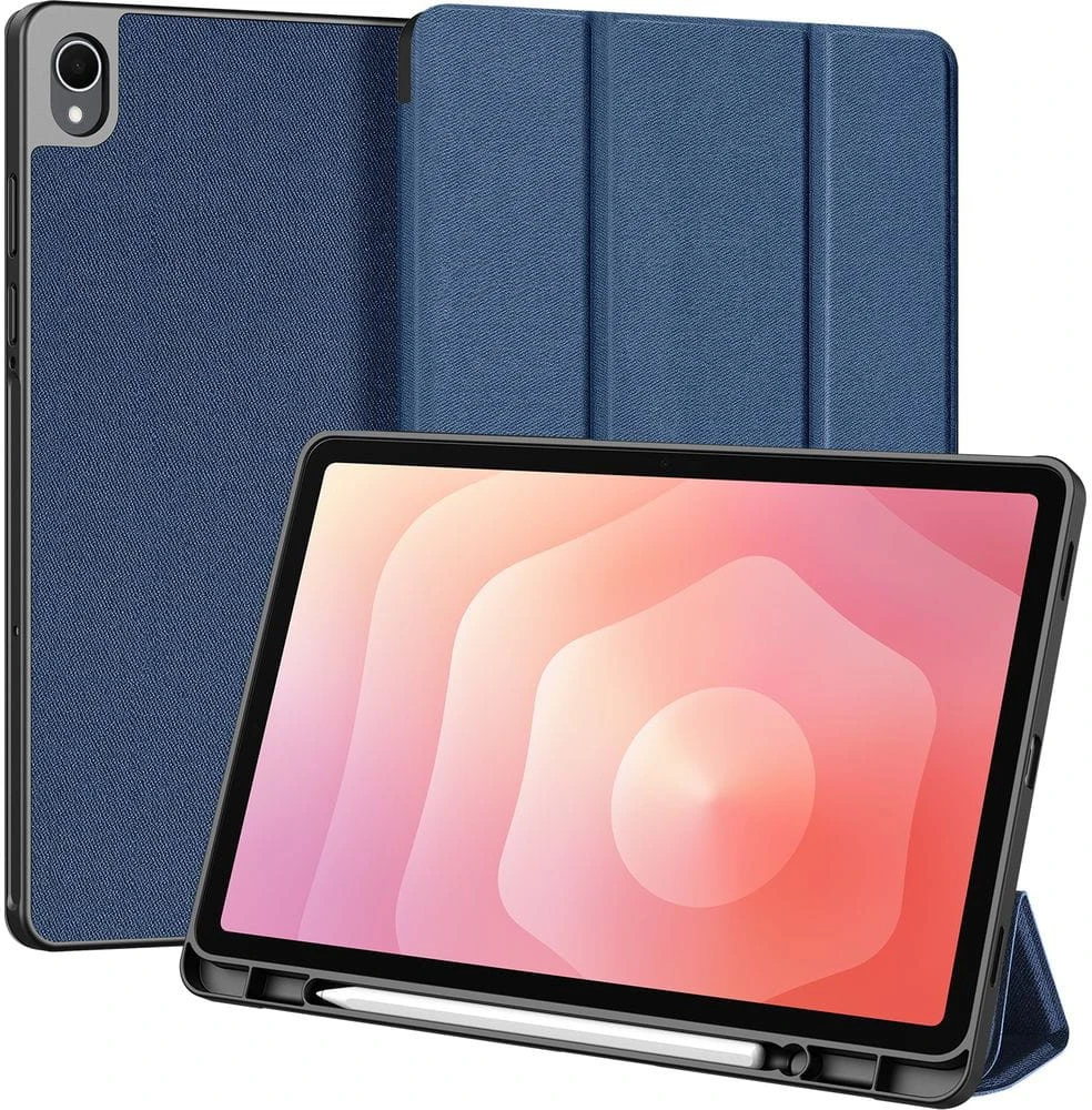Dėklas Dux Ducis Domo Samsung X730/X730 Tab S11 tamsiai mėlynas