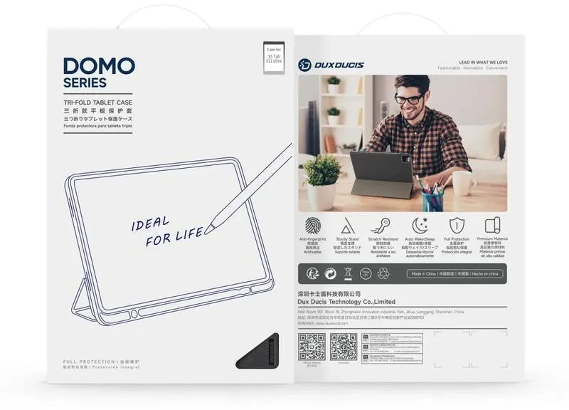 Dėklas Dux Ducis Domo Samsung X930/X936 Tab S11 Ultra juodas