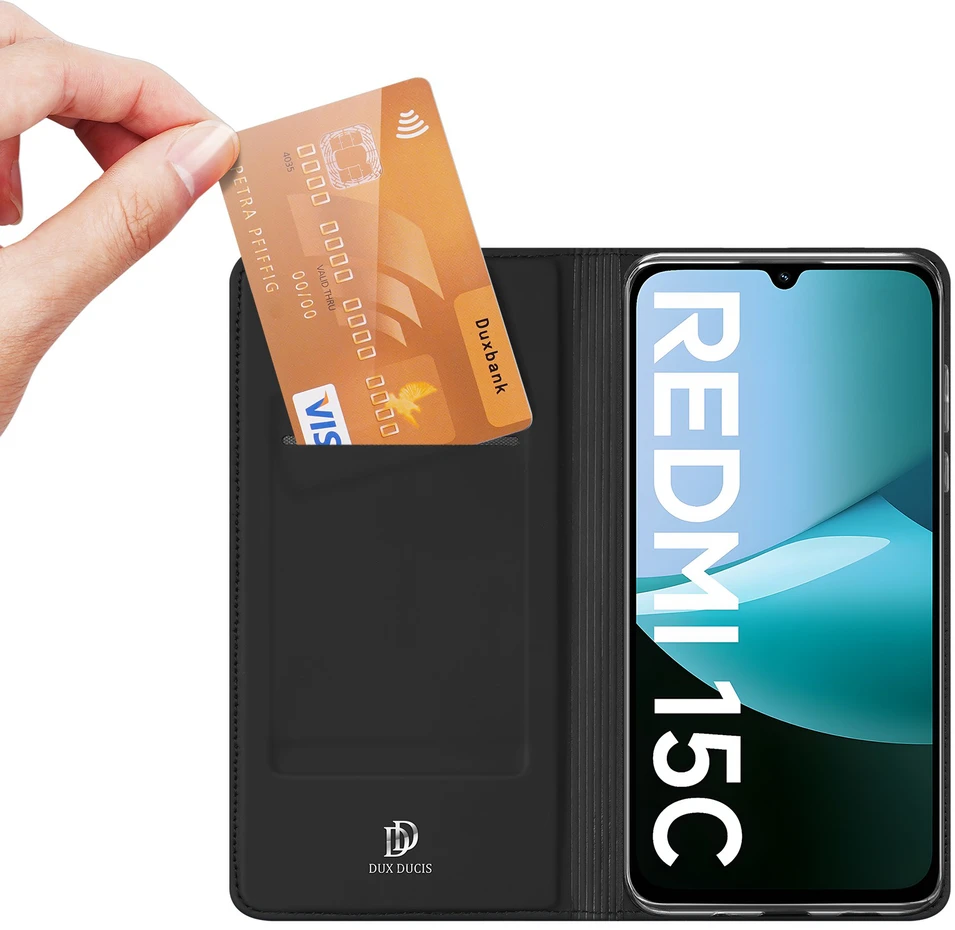 Dėklas Dux Ducis Skin Pro Xiaomi Redmi 15C 4G/5G/Poco C85 4G/5G juodas