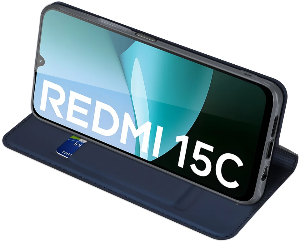 Dėklas Dux Ducis Skin Pro Xiaomi Redmi 15C 4G/5G/Poco C85 4G/5G tamsiai mėlynas