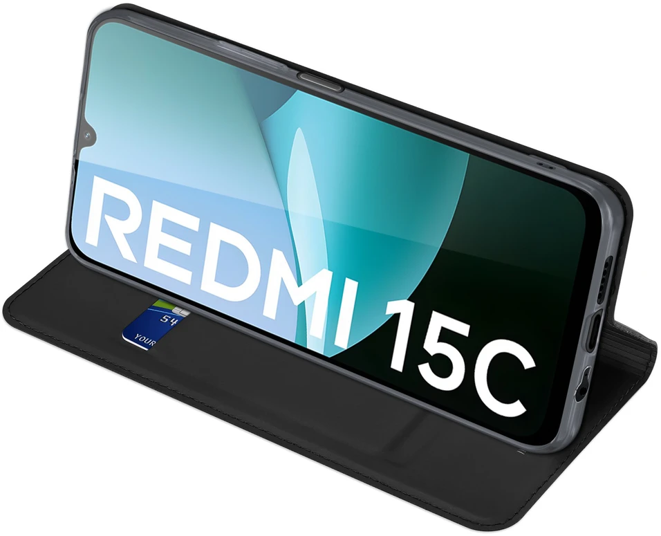 Dėklas Dux Ducis Skin Pro Xiaomi Redmi 15C 4G/5G/Poco C85 4G/5G juodas