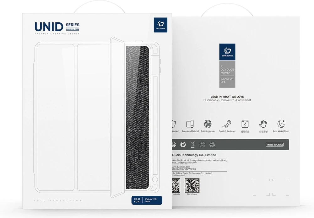 Dėklas Dux Ducis Unid Apple iPad Pro 13 2024/2025 mėlynas