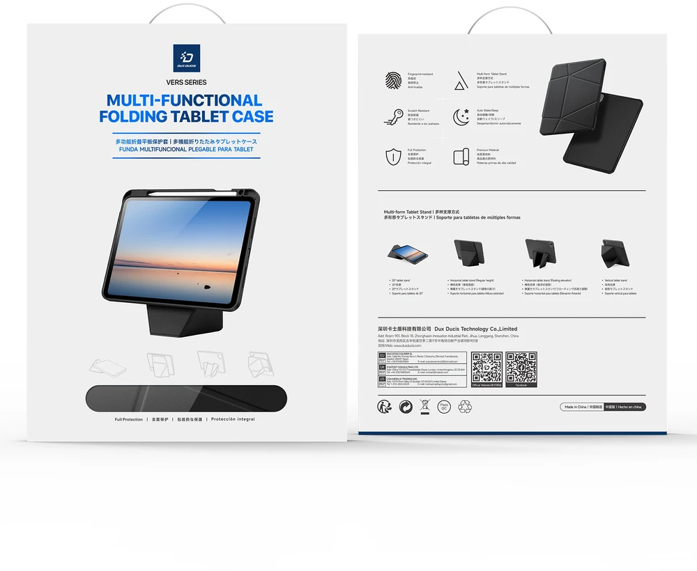 Dėklas Dux Ducis Vers Samsung X210/X215/X216 Tab A9 Plus 11.0/X230/X235/X236 Tab A11 Plus 11.0 rožinis