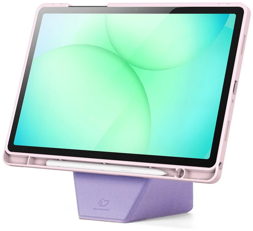 Dėklas Dux Ducis Vers Samsung X210/X215/X216 Tab A9 Plus 11.0/X230/X235/X236 Tab A11 Plus 11.0 rožinis