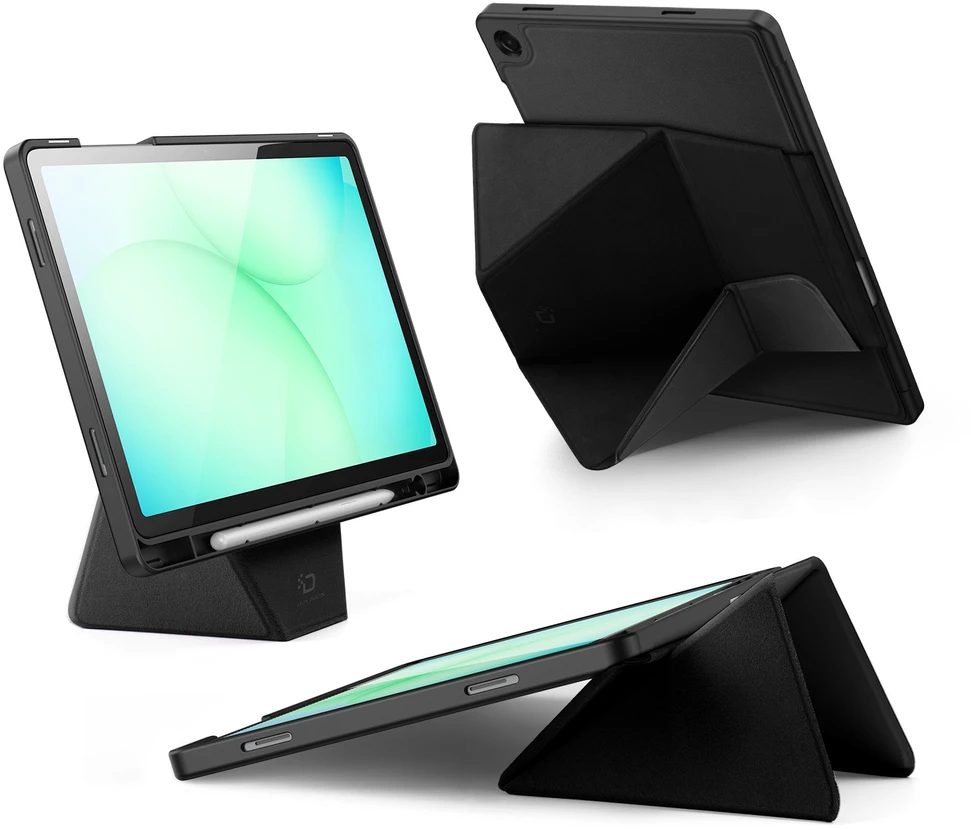 Dėklas Dux Ducis Vers Samsung X210/X215/X216 Tab A9 Plus 11.0/X230/X235/X236 Tab A11 Plus 11.0 rožinis