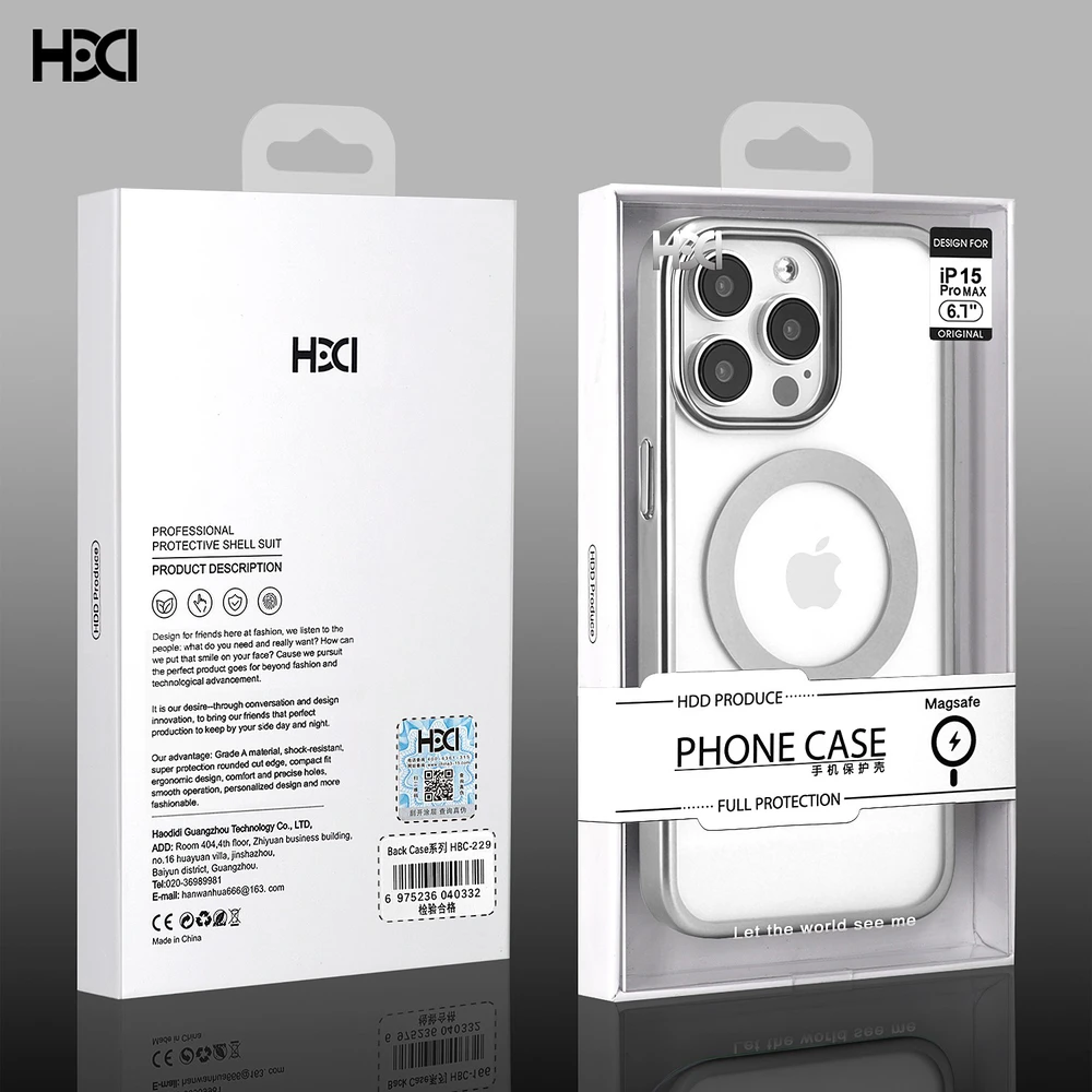 Dėklas HDD Electro MagSafe Case Apple iPhone 14 Pro Max pilkas