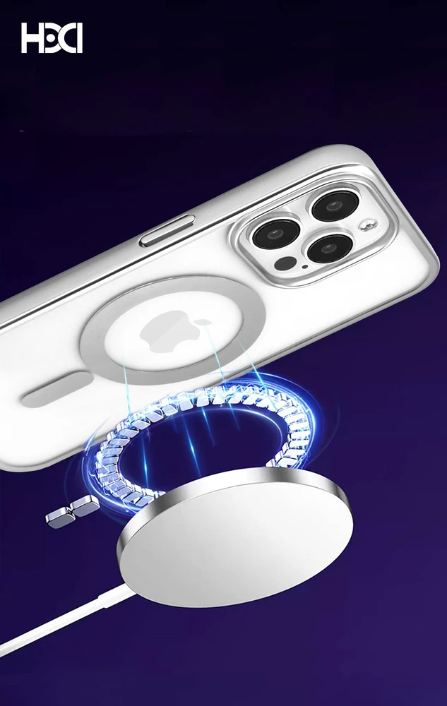 Dėklas HDD Electro MagSafe Case Apple iPhone 14 Pro Max mėlynas