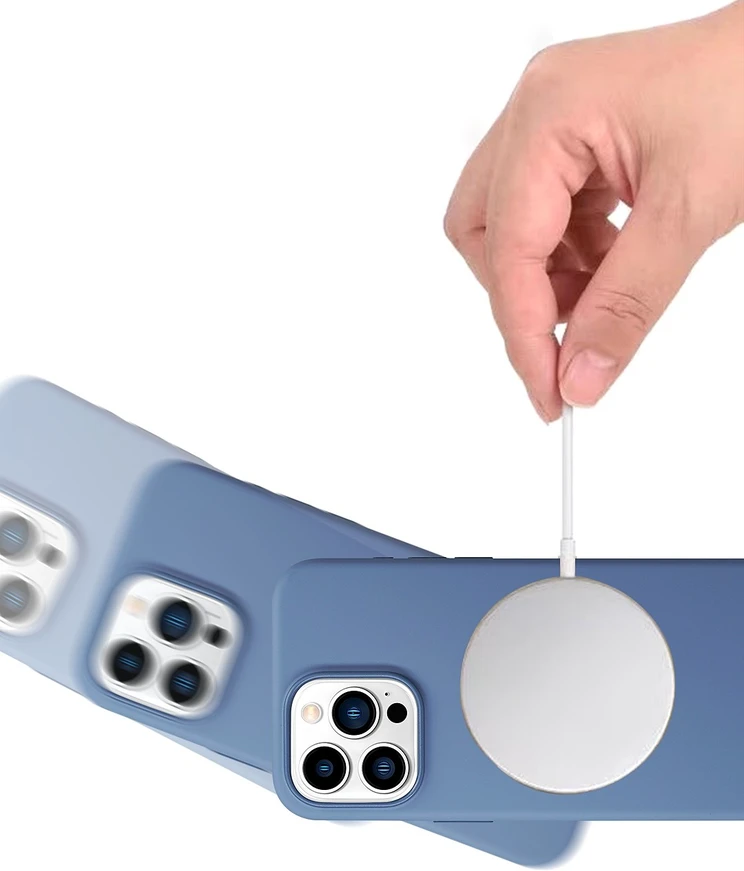 Dėklas HDD Silicone MagSafe Case Apple iPhone 13 tamsiai pilkas