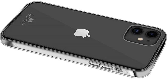 Dėklas Mercury Jelly Clear Apple iPhone 12 Pro Max skaidrus