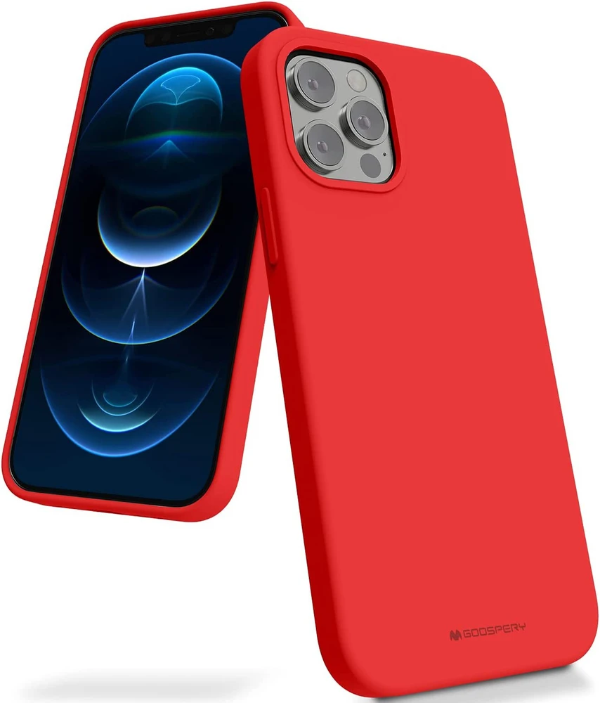 Dėklas Mercury Silikoninis dėklas Apple iPhone 14 Plus raudonas