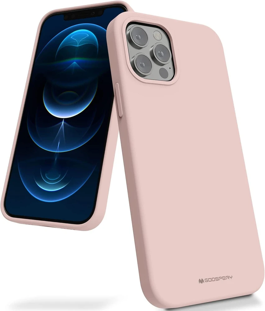 Dėklas Mercury Silikoninis dėklas Apple iPhone 16 rožinio smėlio
