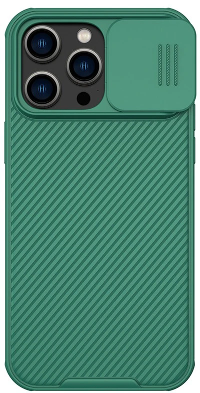 Dėklas Nillkin CamShield Pro Apple iPhone 14 Pro žalias