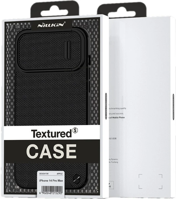 Dėklas Nillkin Textured Case S Apple iPhone 14 Pro Max juodas