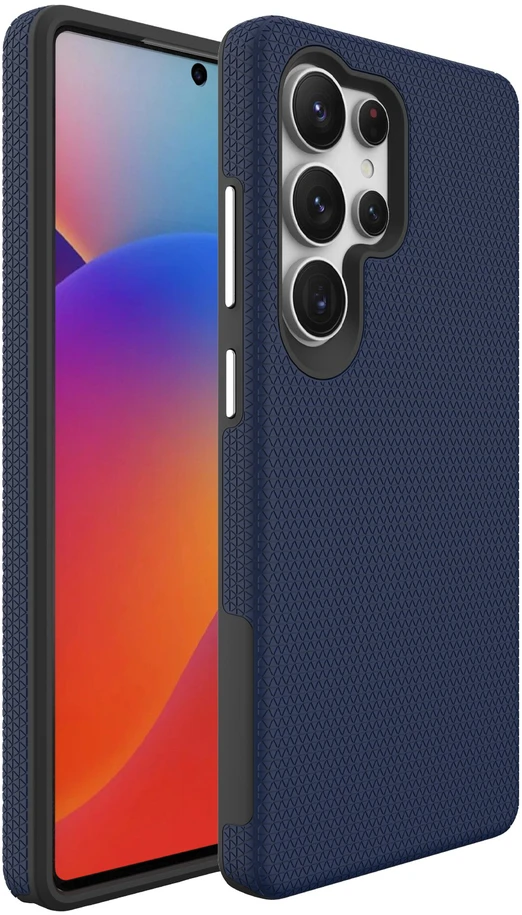 Dėklas Perfectionists Triangle Case Samsung S918 S23 Ultra 5G tamsiai mėlynas