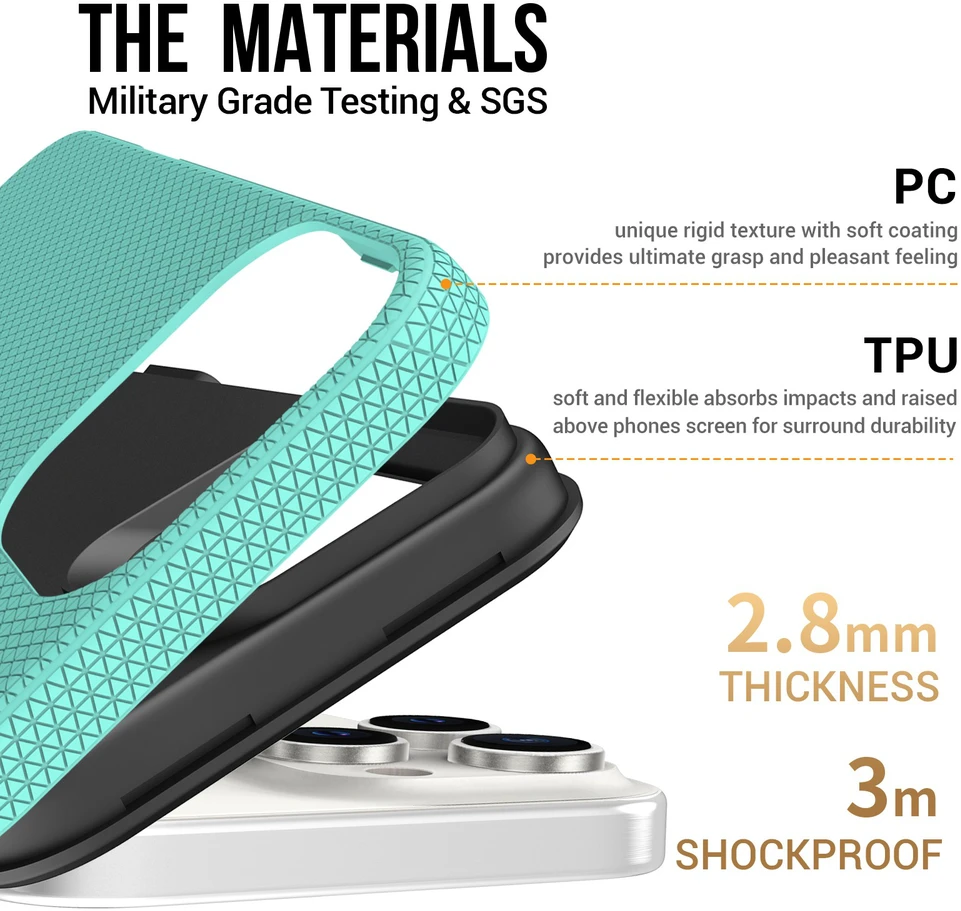 Dėklas Perfectionists Triangle Mag Case Apple iPhone 14 Pro Max žalias
